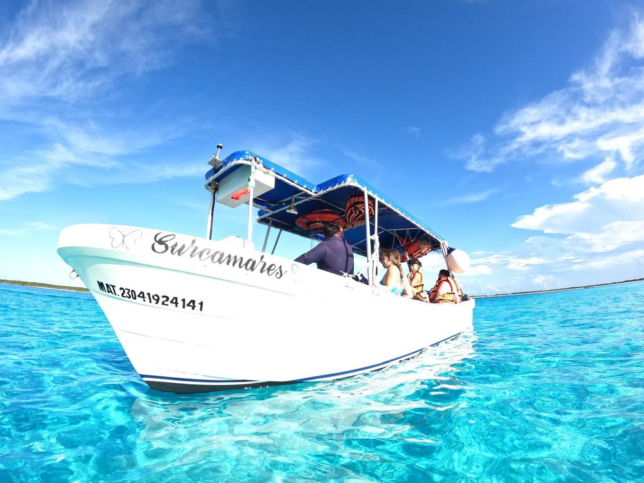 Cozumel El Cielo - Lancha